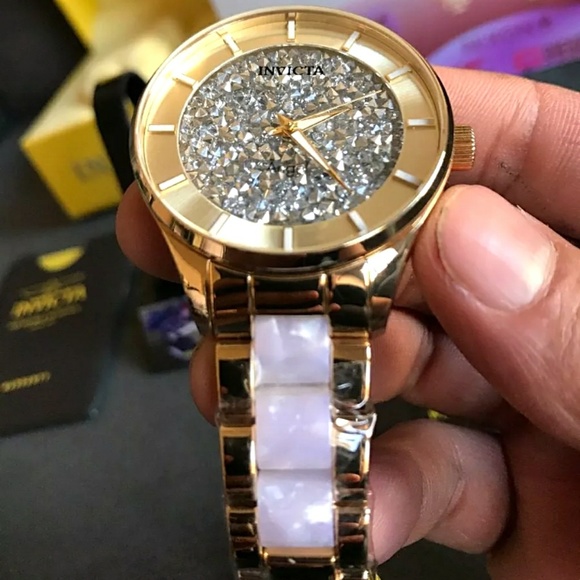 (1 LEFT IN STOCK) new Invicta Crystal lady watch main image 5